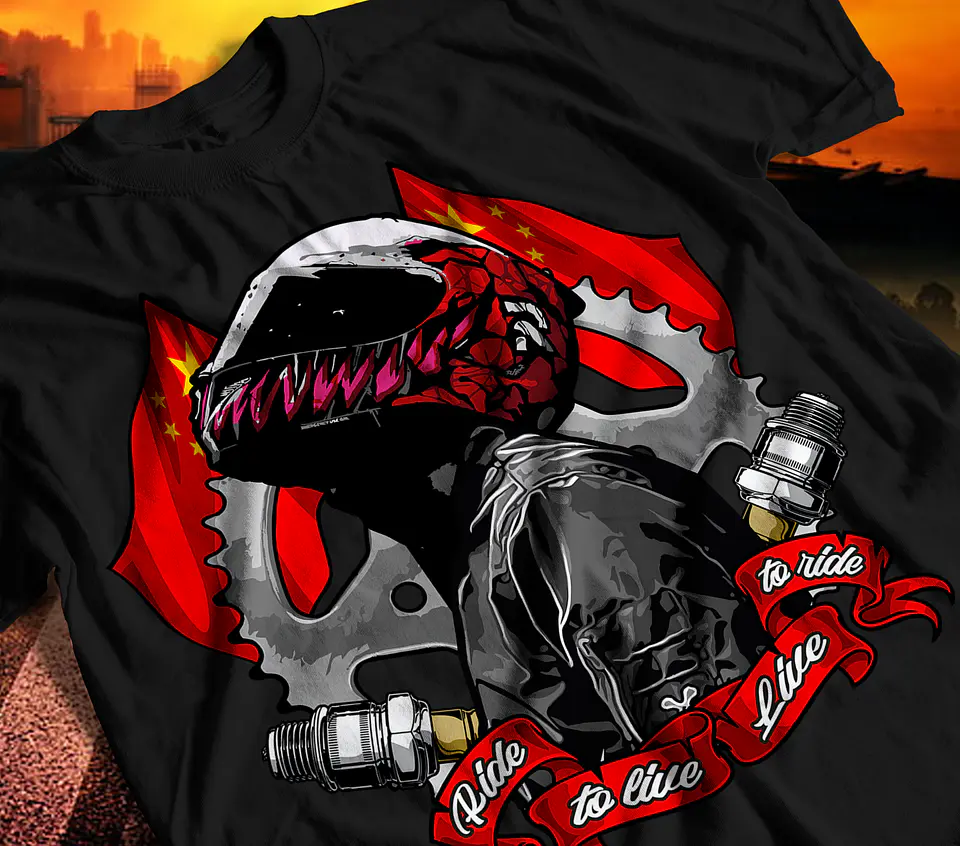 T-Shirts Mota: Estilo, Liberdade e Atitude sobre Rodas! 9
