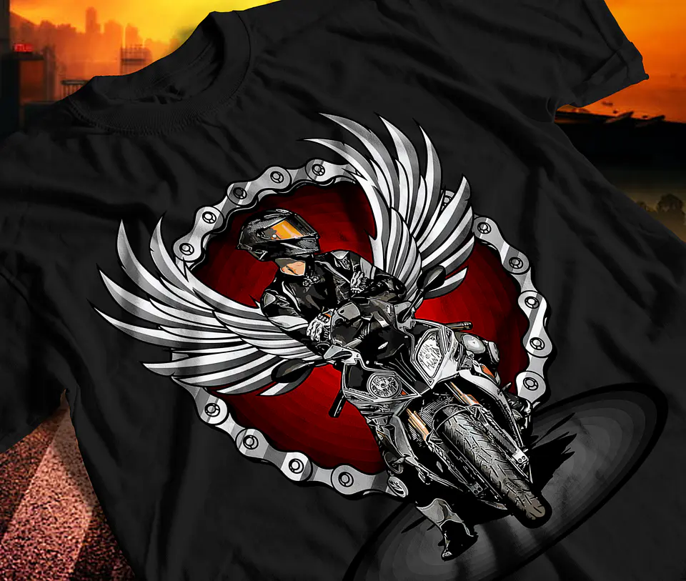 T-Shirts Mota: Estilo, Liberdade e Atitude sobre Rodas! 10
