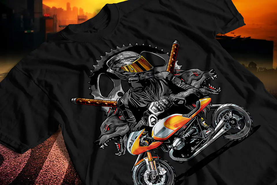 Coleção Exclusiva T-Shirts Moto: Estilo, Liberdade e Atitude Sobre Rodas! 5