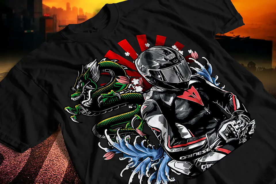 Coleção Exclusiva T-Shirts Moto: Estilo, Liberdade e Atitude Sobre Rodas! 7