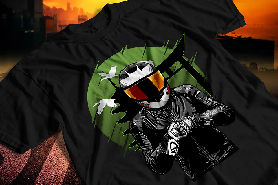 Coleção Exclusiva T-Shirts Moto: Estilo, Liberdade e Atitude Sobre Rodas! 9