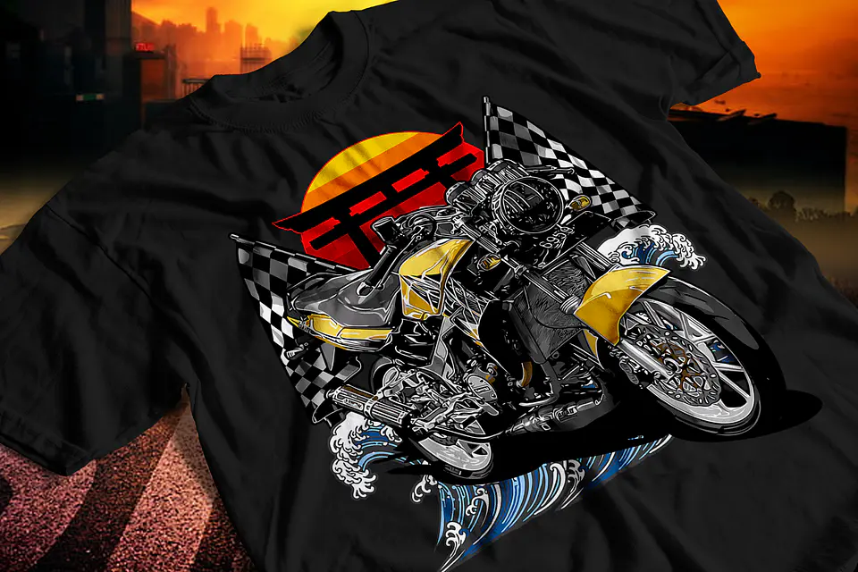 🏍️ Coleção Exclusiva T-Shirts Moto: Estilo, Liberdade e Atitude Sobre Rodas! col. 03 8