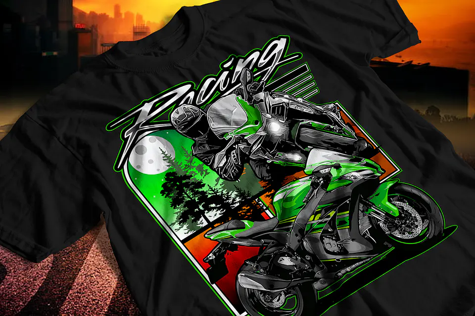 🏍️ Coleção Exclusiva T-Shirts Moto: Estilo, Liberdade e Atitude Sobre Rodas! col. 03 9