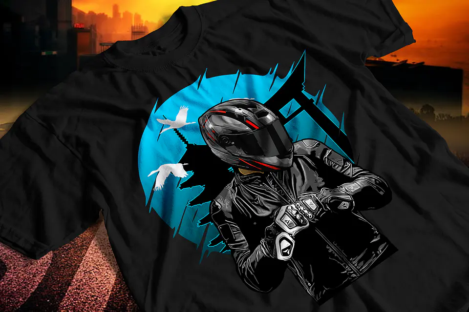 🏍️ Coleção Exclusiva T-Shirts Moto: Estilo, Liberdade e Atitude Sobre Rodas! col. 04 6