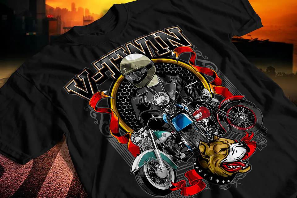 🏍️ Coleção Exclusiva T-Shirts Moto: Estilo, Liberdade e Atitude Sobre Rodas! col. 04 9