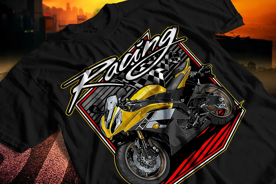 Coleção Exclusiva T-Shirts Moto: Estilo, Liberdade e Atitude Sobre Rodas! Col. 06 4