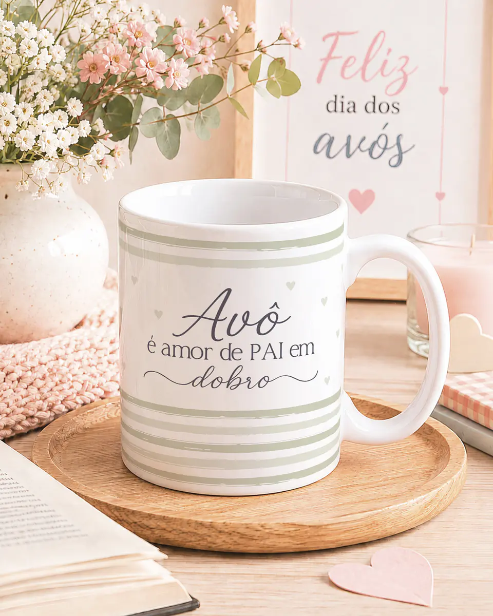 Coleção Especial Dia dos Avós: Canecas Personalizadas com Amor 2