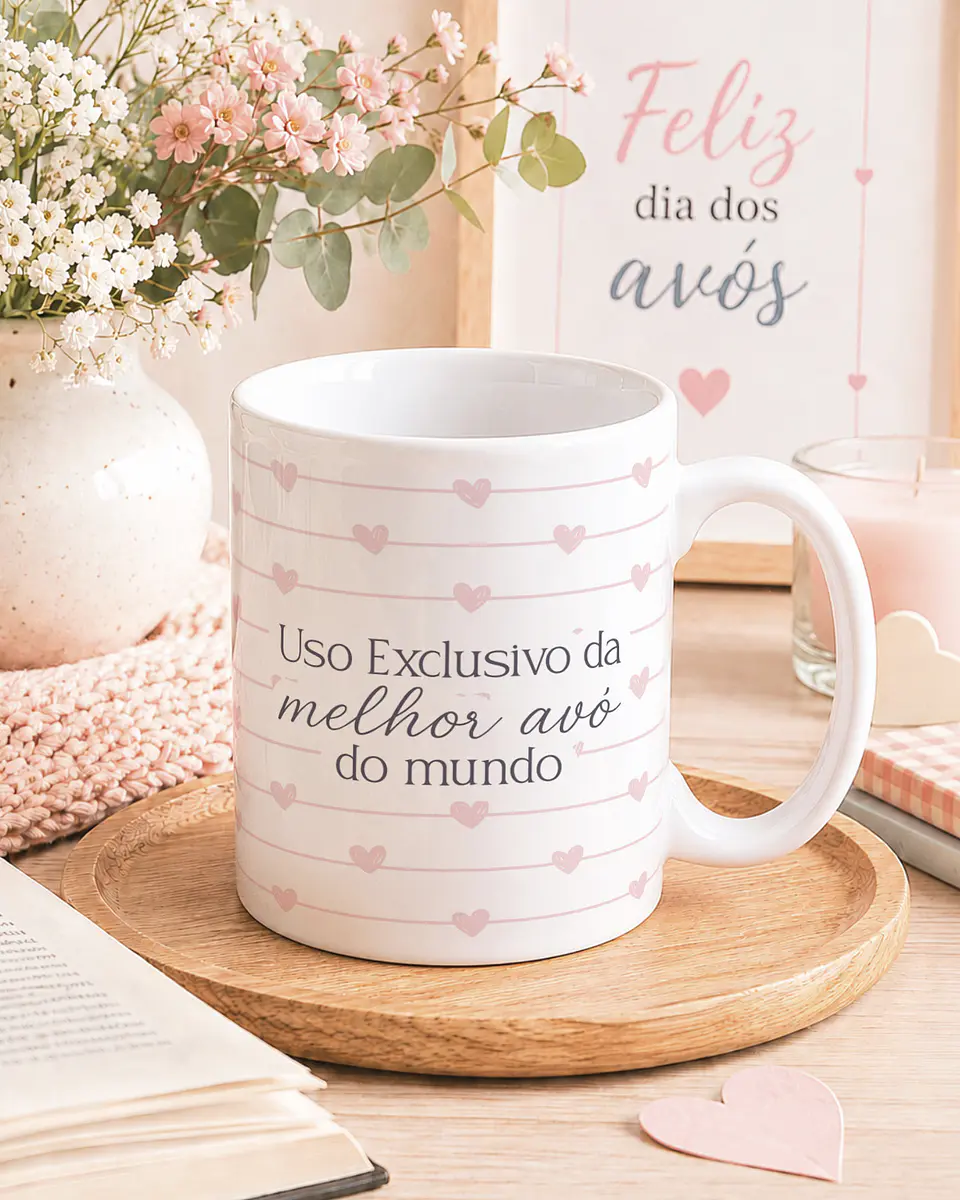 Coleção Especial Dia dos Avós: Canecas Personalizadas com Amor 13