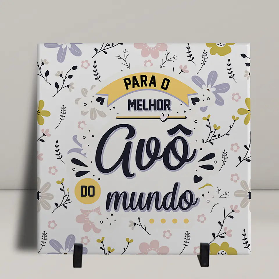 Azulejos Decorativos Dia dos Avós: Arte Tradicional com Amor 6