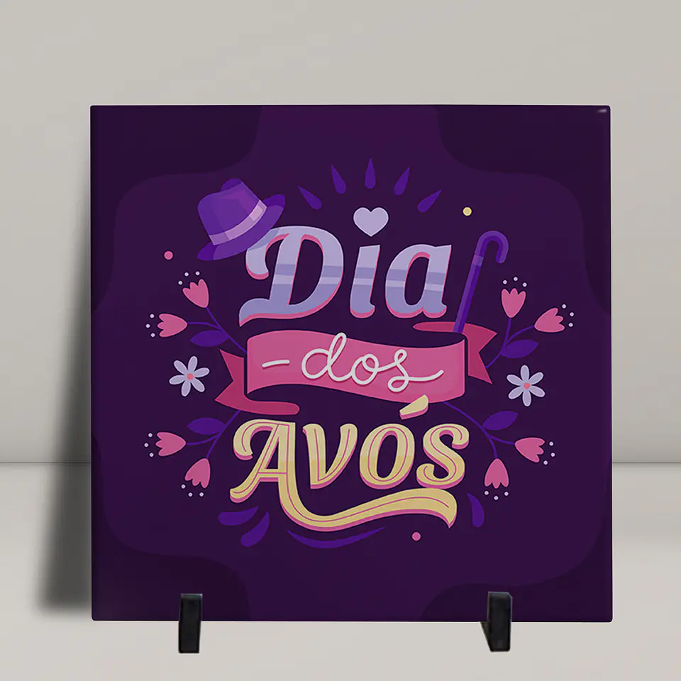 Azulejos Decorativos Dia dos Avós: Arte Tradicional com Amor 31