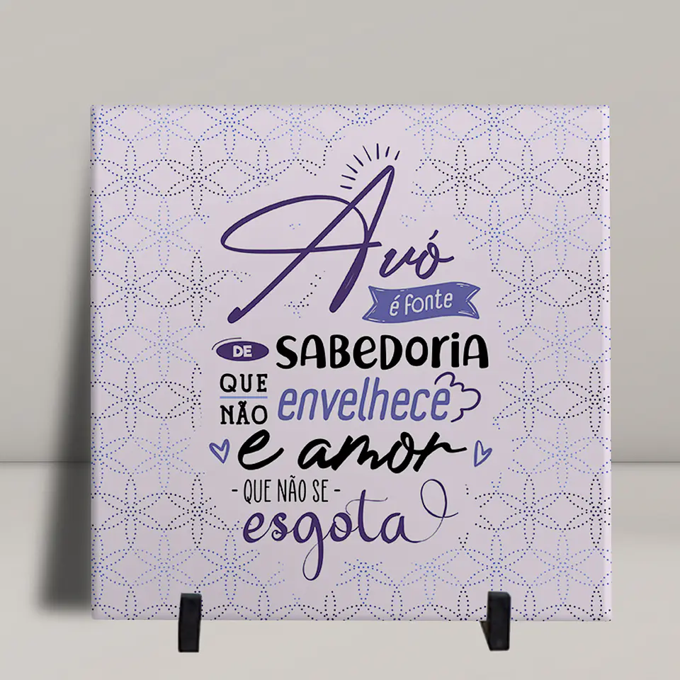 Azulejos Decorativos Dia dos Avós: Arte Tradicional com Amor 33