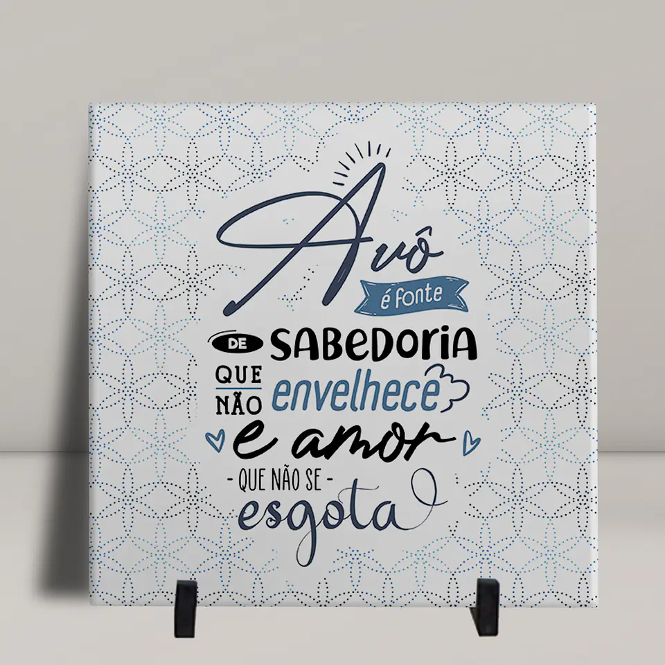 Azulejos Decorativos Dia dos Avós: Arte Tradicional com Amor 34