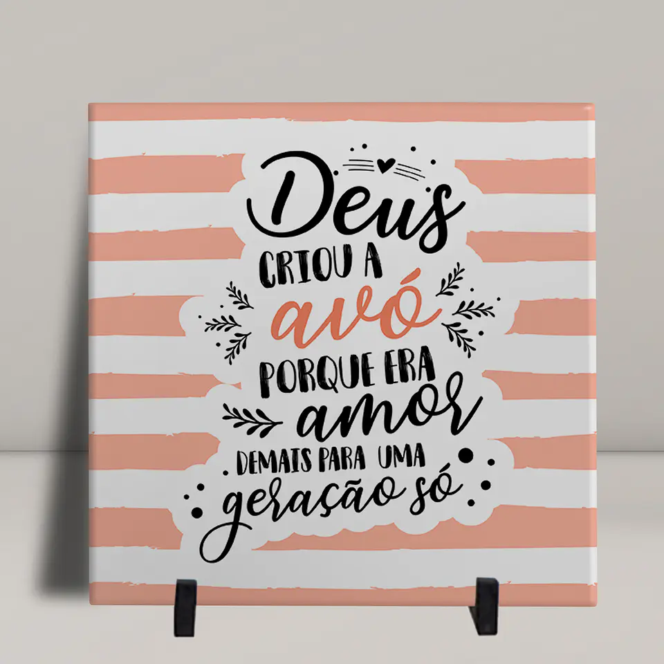 Azulejos Decorativos Dia dos Avós: Arte Tradicional com Amor 35