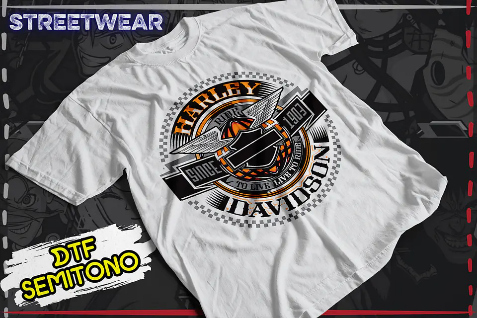 Coleção T-Shirts Harley-Davidson: Espírito Streetwear & Asfalto 1