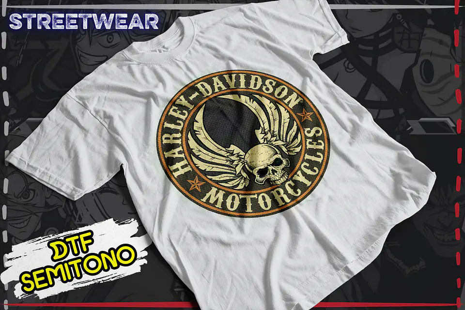 Coleção T-Shirts Harley-Davidson: Espírito Streetwear & Asfalto 3