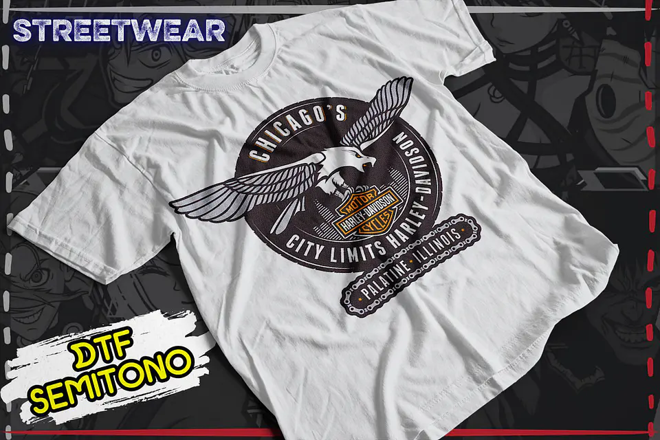 Coleção T-Shirts Harley-Davidson: Espírito Streetwear & Asfalto 8