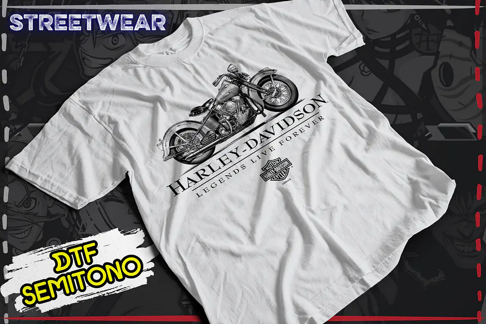 Coleção T-Shirts Harley-Davidson: Espírito Streetwear & Asfalto 10