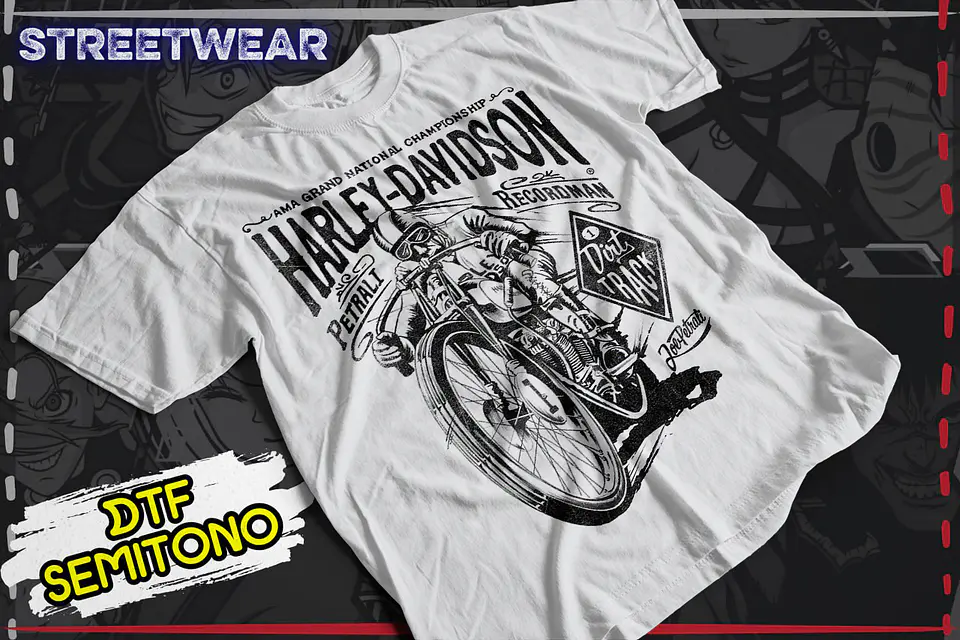 Coleção T-Shirts Harley-Davidson: Espírito Streetwear & Asfalto 12