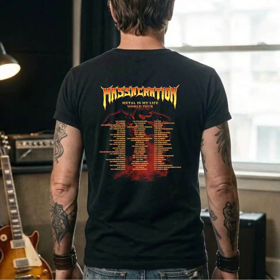 Coleção  Massacration Portugal 2026: Metal Is My Life! ESTAMPA DUPLA 2