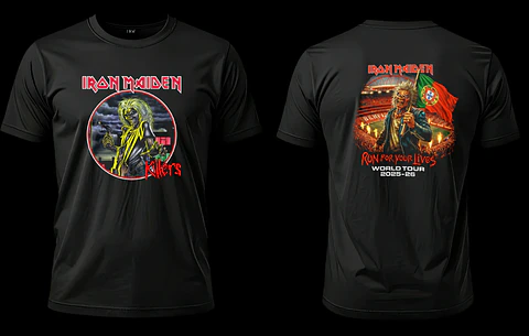 T-shirt Iron Maiden Personalizada