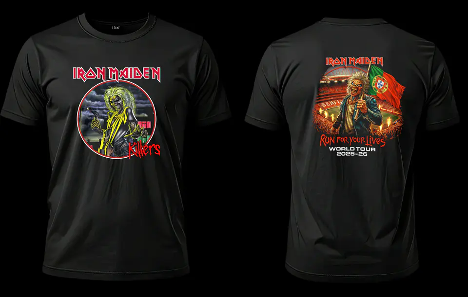 T-shirt Iron Maiden Personalizada 1