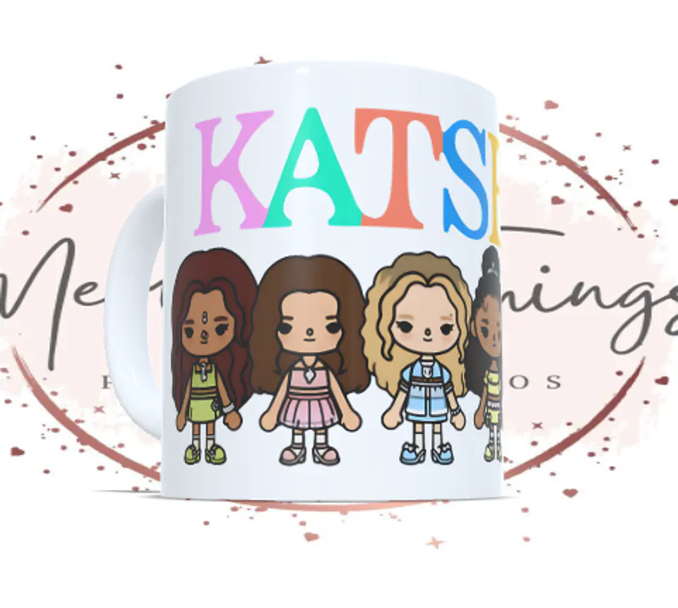 Caneca Katseye Personalizada 2