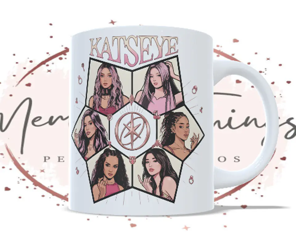 Caneca Katseye Personalizada 4
