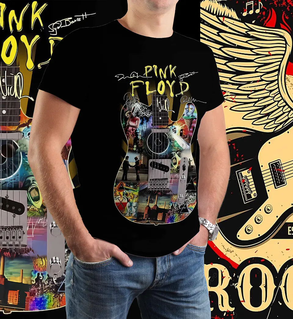 T-Shirt Pink Floyd – A essência do rock numa peça única 1