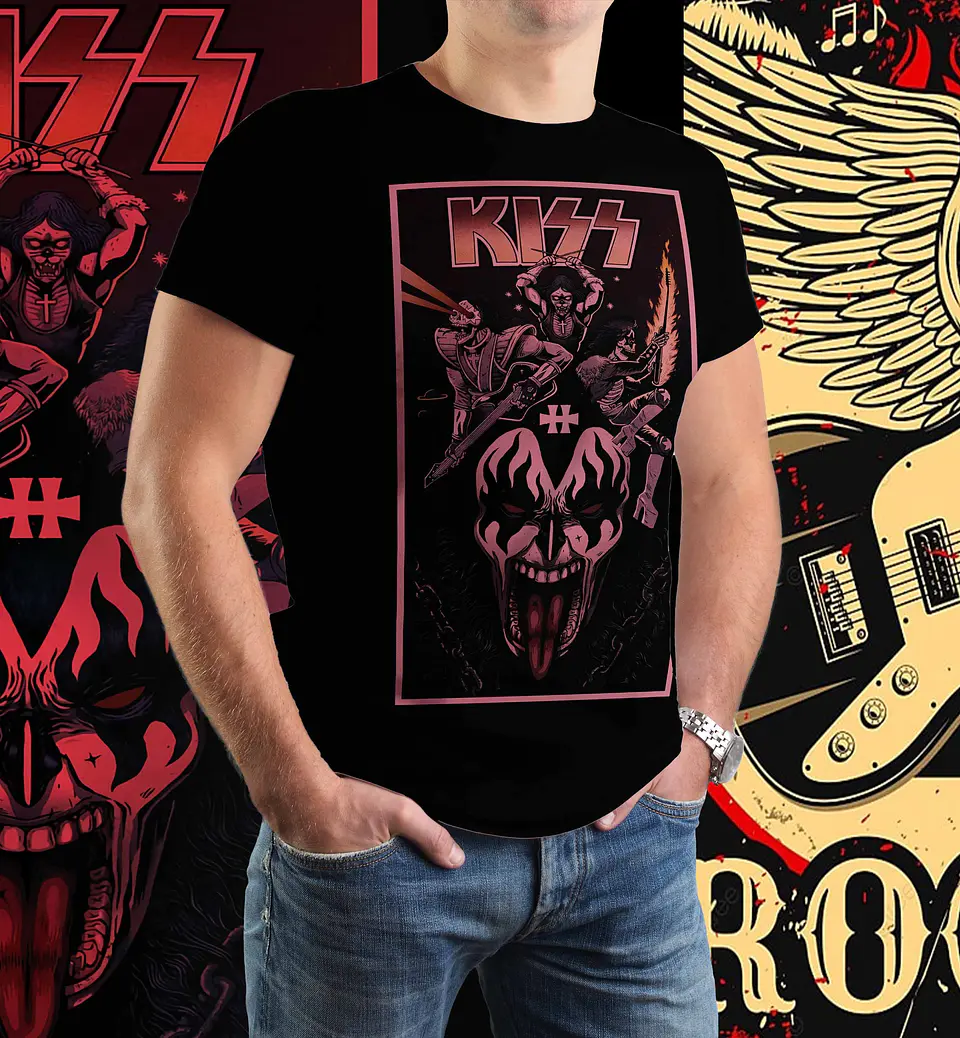 t-shirt Kiss 1