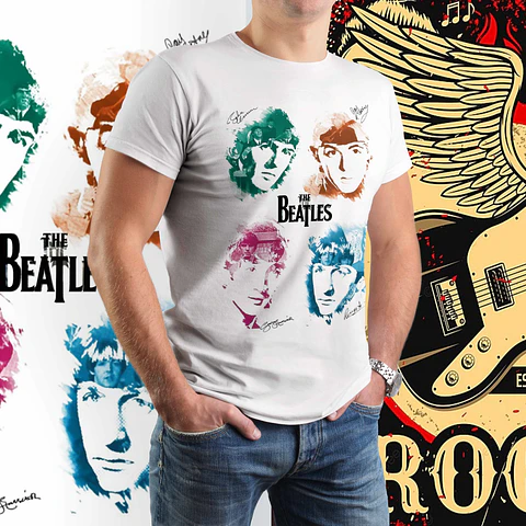 The Beatles T-shirt – A personalized tribute to the band that changed the history of music.