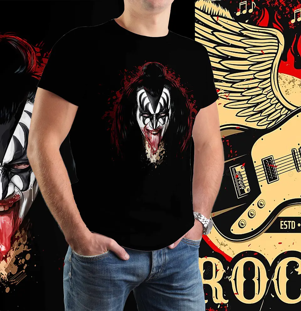 t-shirt Kiss 2