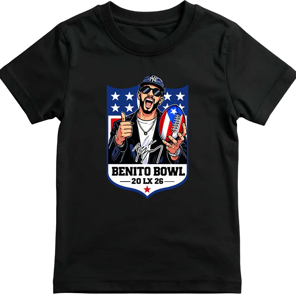 T-Shirts Bad Bunny: Coleção Tributo Urban Streetwear 9