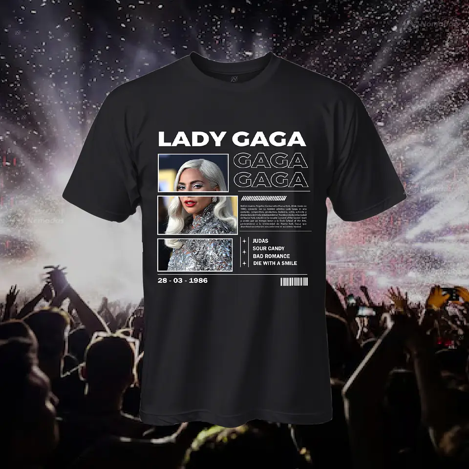 t-shirt Lady Gaga 2