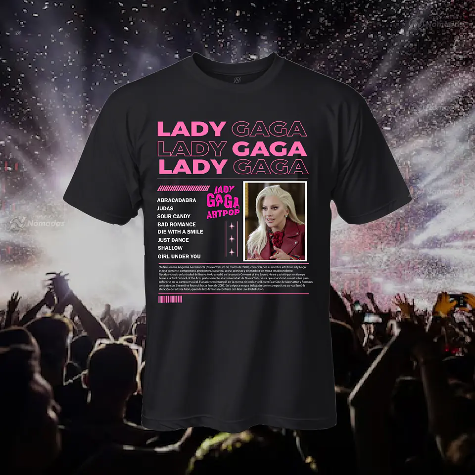 t-shirt Lady Gaga 6
