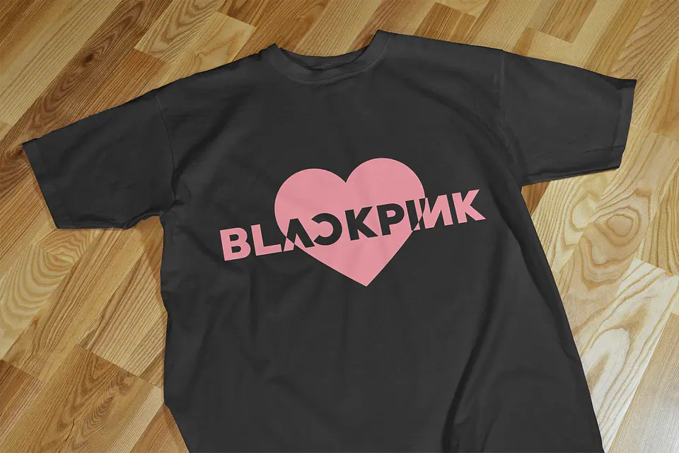 t-shirt Black Pink 1