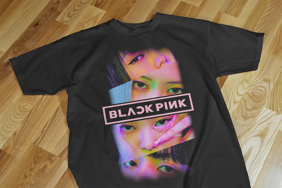 t-shirt Black Pink 7