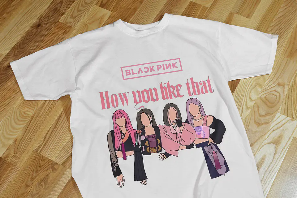 t-shirt Black Pink 11