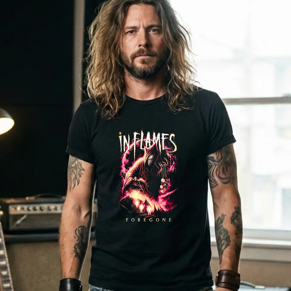 T-shirt In Flames 1