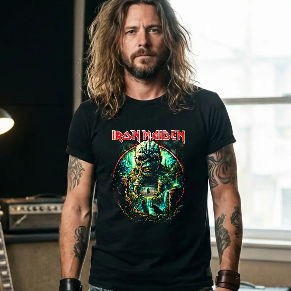 T-Shirt Iron Maiden Neon 2