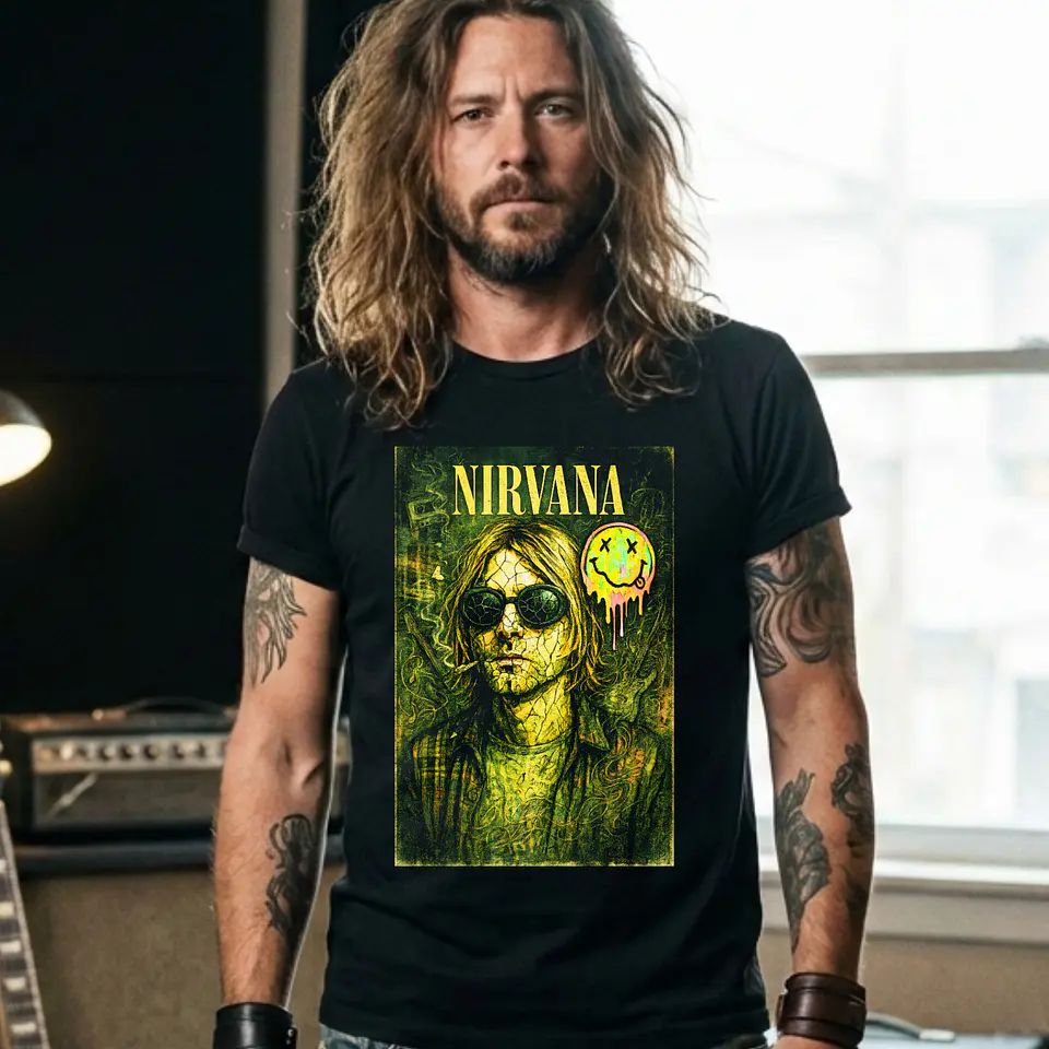 🎸 Coleção Nirvana: O Legado Enegrecido do Grunge com Qualidade Premium 1