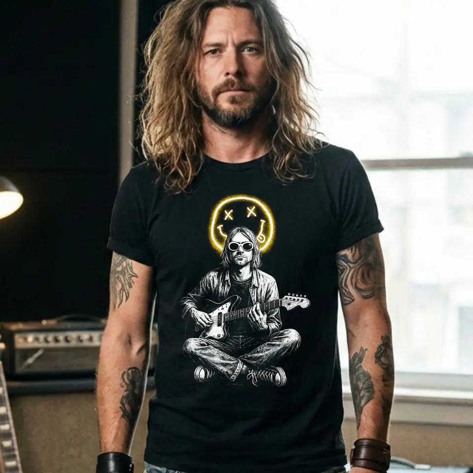 🎸 Coleção Nirvana: O Legado Enegrecido do Grunge com Qualidade Premium 2