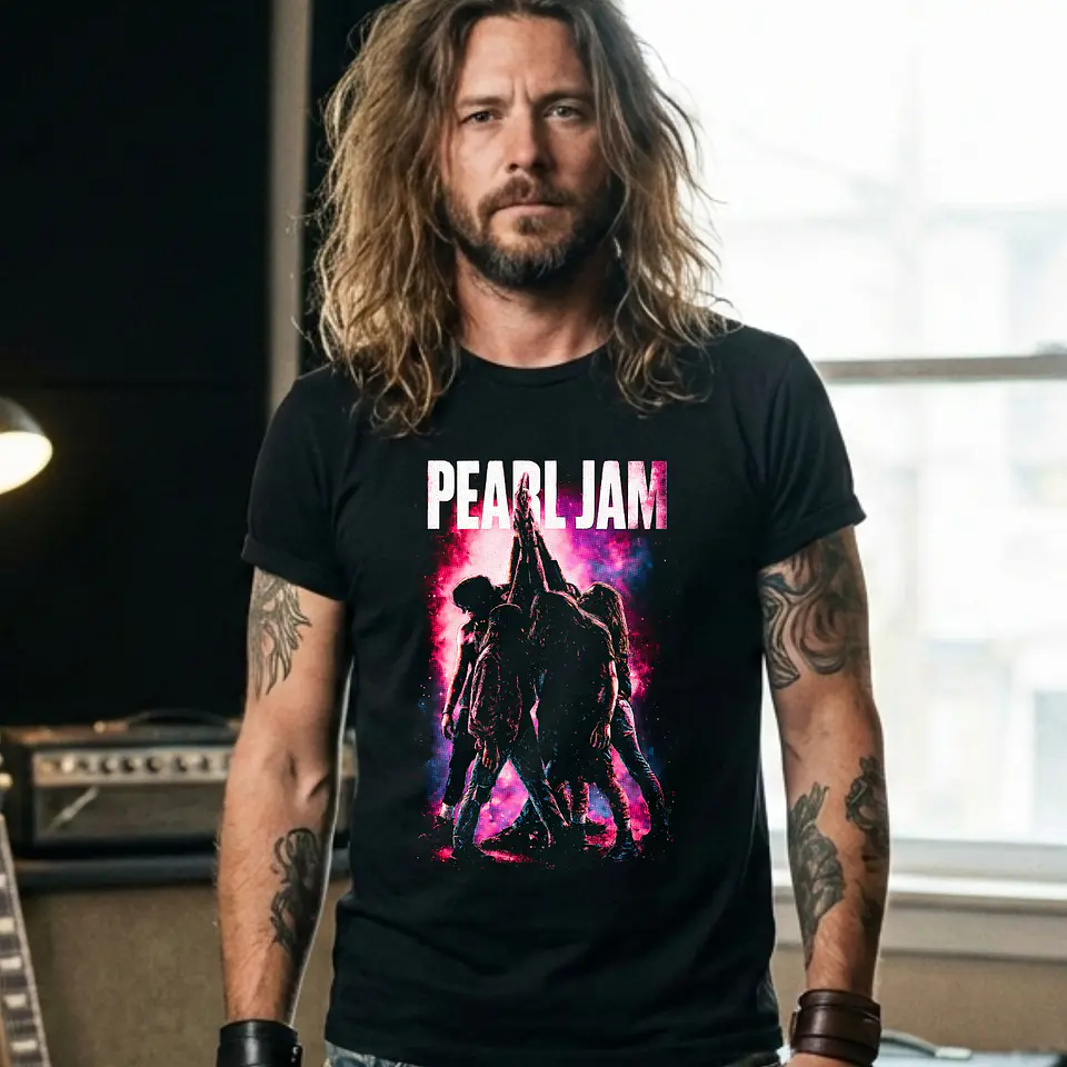 T-shirt Pearl Jam Neon 1