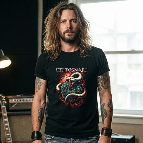 T-shirt Whitesnake