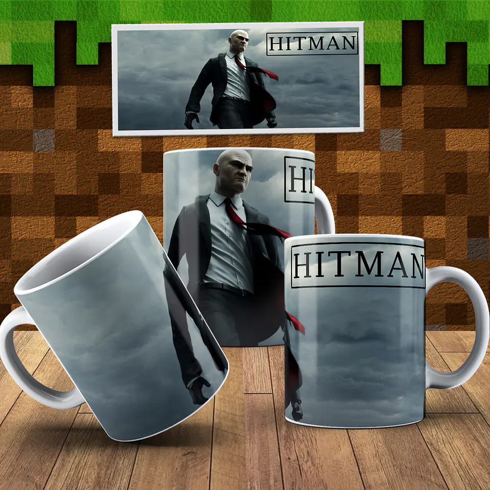 Coleção HITMAN: Caneca Premium para os Mestres do Disfarce e da Estratégia 1