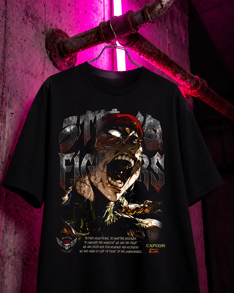  Coleção STREET FIGHTER – T-Shirt Premium 