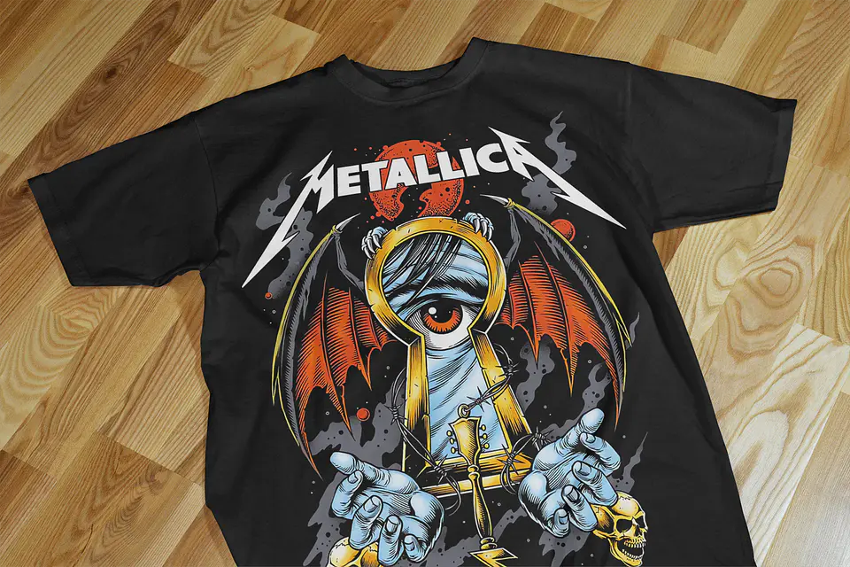 Coleção METALLICA – T-Shirts Premium Estilo Heavy Metal & Streetwear Grunge 9