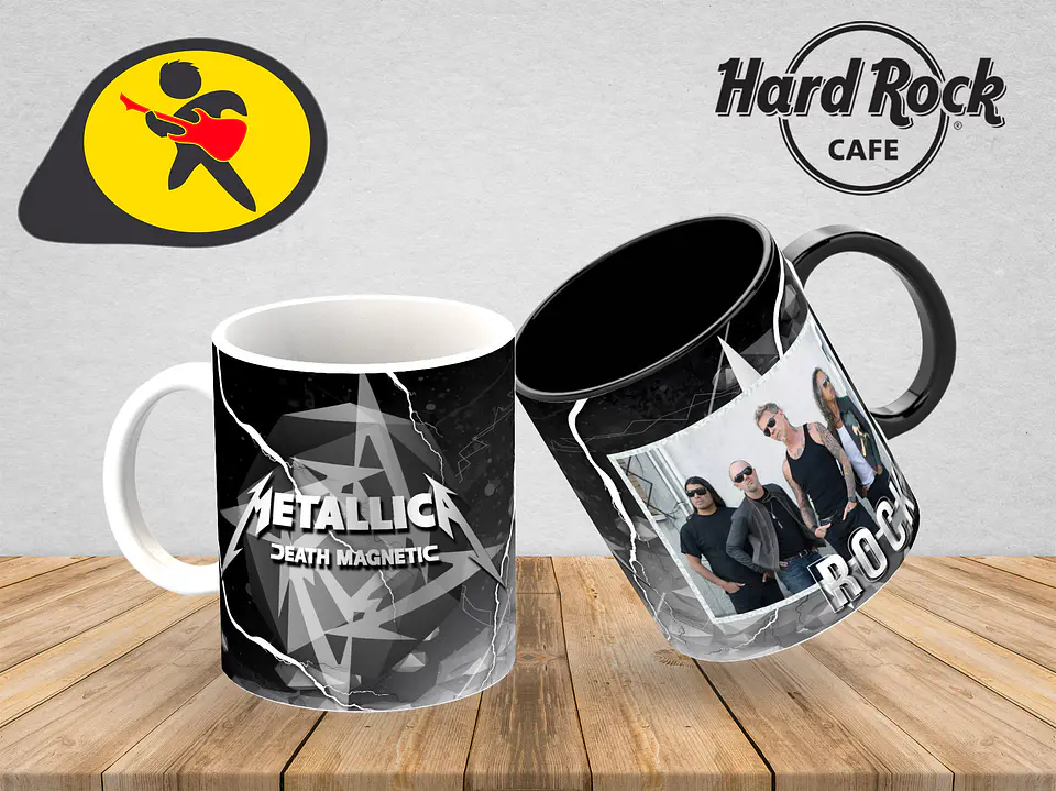 Coleção Canecas de Rock Premium 2