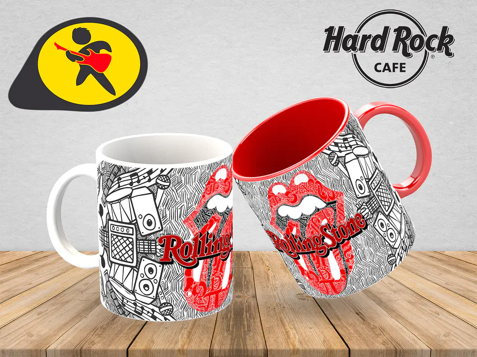 Coleção Canecas de Rock Premium 5