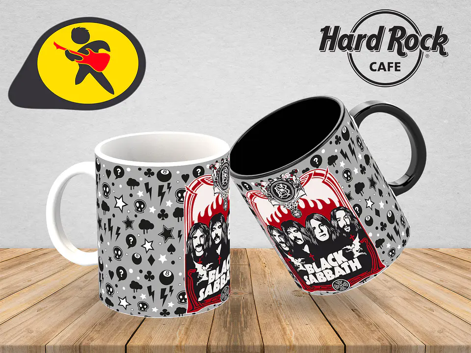 Coleção Canecas de Rock Premium 7