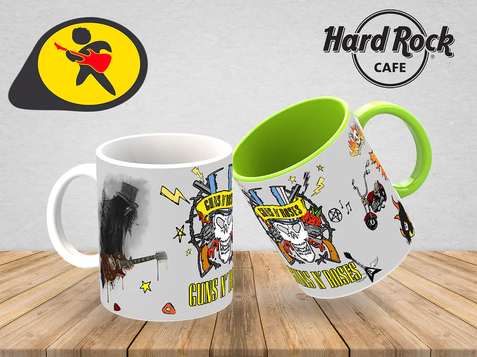 Coleção Canecas de Rock Premium 10